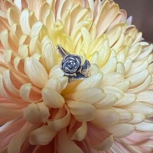 James Avery Silver Small Rose Ring